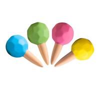 Joyeee Terracota Kit de riego automático, 4 PCS Riego por Goteo Picos, Regar Plantas Vacaciones Automatico, Riego Automatico Macetas, Cono de Riego de Arcilla Adecuado