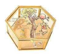 Joyero Disney Winnie the Pooh - Joyero de cristal con diseño de Pooh y Piglet