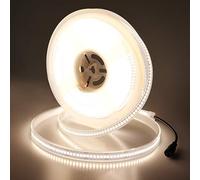 JOYLIT 24V Tira LED Exterior 5M CE Prima 240LEDs/M 2240LM/M Alta Luminosidad 4000K Blanco Natural Tiras Luces LED CRI 92+, 120W 2835 SMD Regulable Impermeable Light Strip para Comercial, Industrial