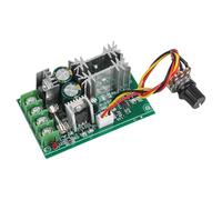 JoyousMall 20 A CC 10-60 V para controlador de velocidad de motor pwm, regulador de 1200 W con perilla de potenciómetro para motor HHO RC, módulo de control de flujo lineal
