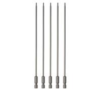JoyousMall 5 piezas de 7.78 pulgadas huecas para puntas de destornillador Torx T8-T25, vástago hexagonal de 1/4 pulgadas con punta magnética, aleación de acero antideslizante para taladros eléctricos
