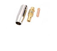 JoyousMall Accesorios de soldadura de antorcha, 3 boquillas, puntas para soldador MIG 15AK, paquete de 3 para boquillas de soldadura binzel 15AK