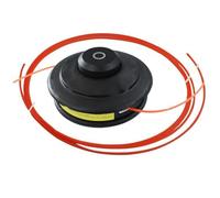 JoyousMall Cabezal de corte de alimentación con línea para desbrozadora Honda GX22 GX25 GX31 GX35, cabezal de corte de repuesto duradero para recortadoras de césped