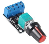 JoyousMall DC 5-16V 10A para controlador de velocidad del motor pwm, regulador de intensidad LED, módulo regulador de potenciómetro continuo para proyectos de bricolaje