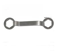 JoyousMall Herramienta de sujeción para volante de embrague, llave ajustable en forma de Y, se adapta a llave de reparación de bicicletas de tuerca de polea de 39 mm y 41 mm (A)