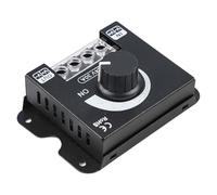 JoyousMall Interruptor de atenuación LED, regulador de brillo de tira de luz suave y dura con perilla giratoria para tira LED para control de iluminación