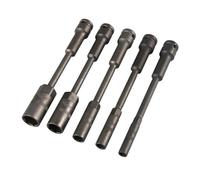 JoyousMall Llave de vaso hexagonal extra larga de 8 a 19 mm, 200 mm de profundidad con accionamiento de 1/2 pulgada, acero al cromo vanadio para automóviles, maquinaria y espacios reducidos