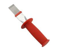 JoyousMall Peine de aletas de acero inoxidable HVAC con mango ergonómico, cepillo de radiador de alambre de doble capa para limpieza de aire acondicionado, rojo, 20,5 cm