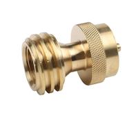 JoyousMall Protector de carne de latón para adaptador de tanque, convertidor de botellas de parrilla de 1 libra a 20 libras, adaptador de cilindro de gas para exteriores, conector de cobre