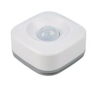 JoyousMall Sensor de movimiento PIR inteligente para Tuya para aplicación inteligente, detector inalámbrico de 360° con control remoto, compatible con Alexa y Home Assistant, color blanco