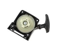 JoyousMall Tirador para arrancador de retroceso compatible con desbrozadora de motor de jardín Kawasaki TJ45 TJ45E, pieza de repuesto negra para arranque