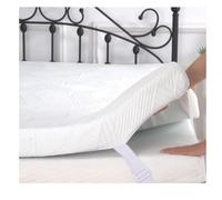 Joyride Sleep Cubrecolchón, Espuma viscoelástica de Gel de 3 Pulgadas, Almohadilla de enfriamiento, Agujeros de ventilación, Funda extraíble de rayón de bambú, Correas elásticas Antideslizantes,