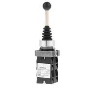 Joystick Switch, interruptor de retorno de primavera 4 posiciones, interruptor industrial de reemplazo negro for maquinaria pesada, control de equipos y automatización
