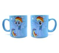 Joytoy 95771 My Little Pony Rainbow Dash Taza de cerámica en caja, azul, 1 unidad (paquete de 1)