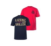 JP 1880 - Camiseta para Hombre (Talla Grande, Tallas Grandes, L-8XL), RH, Estampado en el Pecho, DP, 1/2