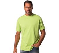 JP 1880 Camiseta para Hombre Tallas Grandes Tallas Grandes Menswear L-8XL, básica, Cuello Redondo, algodón Peinado, hasta 8XL 702558, Verde Mayor., 5XL
