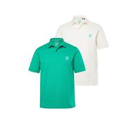 JP 1880 Camisetas básicas para Hombre, 2 Unidades, Cuello Redondo, hasta 8XL 702637, Color Verde., 8XL