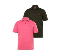 JP 1880 Camisetas básicas para Hombre, 2 Unidades, Cuello Redondo, hasta 8XL 702637, Rosa., L