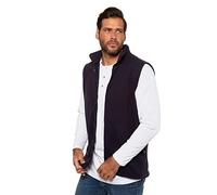 JP 1880 Chaleco de Forro Polar, Chaqueta para Hombre, Azul (Dunkel Marine), 7XL