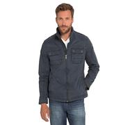 JP 1880 Chaqueta de algodón resistente para hombre, tallas grandes y altas L-8XL 813181, Azul mate oscuro., 8X-Large