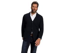 JP 1880 - Chaqueta de Punto para Hombre, Tallas Grandes, Tallas Grandes, L-8XL, flexnamic, Cuello de Solapa, hasta 8 XL, Azul Oscuro, 4XL