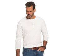 JP 1880 Henley, Camiseta para Hombre, Blanco (Schneeweiß), 6XL