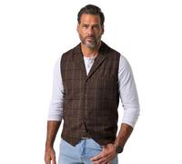 JP 1880 Hombre Chaleco acolchado marrón oscuro 7XL