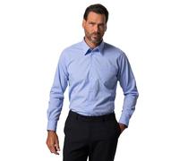JP 1880 Hombre Tallas Grandes Tallas Grandes Menswear L-8XL Camisa de Negocios, Cuello Vario, hasta 8XL, Comfort Fit 703633, Azul Claro, XL