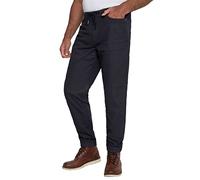 JP 1880 Hombres Tallas Grandes L-8XL Pantalones de Paseo FLEXNAMIC®, Cintura Elástica - Hasta 8 XL 812960, azul oscuro mate, 4XL