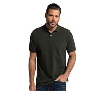 JP 1880 Polo, Básico, Media Manga, Piqué, Hasta La Talla 10xl, Camisa de polo para Hombre, Oliva Oscuro, 5XL