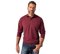 JP 1880 Polo para Hombre Tallas Grandes Tallas Grandes Menswear L-8XL JP1880, Ajuste Abdominal, básico, Manga Larga, piqué, XXL hasta 8 XL 827115, Berenjena, 4XL