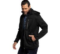 JP 1880 Softshelljacke Mit Abnehmbarer Kapuze, Chaqueta entallada para Hombre, Negro (Schwarz), 8XL