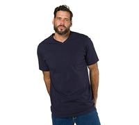 JP 1880 T-shirt 1/2 V-ausschnitt, Camiseta para Hombre, Azul (Dunkel Marine), 5XL