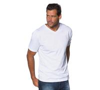 JP 1880 T-shirt 1/2 V-ausschnitt, Camiseta para Hombre, Blanco (Schneeweiß), 6XL