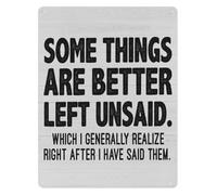 JRBJWYVV Keep Some Thoughts Inside Metal Tin Sign 8 X 12 in Gentle Reminder Decor for Kitchen Sunroom