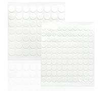 JRSHIRLEYLTD Puntos adhesivos de doble cara, 156 unidades, transparentes, 6 mm, 10 mm, 20 mm, redondos, impermeables, para pared, madera, plástico, accesorios de Navidad