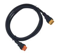 JSGHGDF Cable Conector Macho a 60i 14AWG 1, 5 M para Módulo Solar | Cable conector de carcasa moldeada, cable de cubierta negra flexible para paneles solares, unidades portátiles,