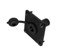 JSGHGDF Enchufe sellado DC5521 | Conector de panel de 12 V, 5 A, 60 W, placa frontal de zinc, cubierta adjunta, caja de batería solar