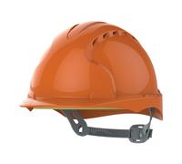 JSP AJF160-000-800 EVO3 OneTouch - Casco de trinquete con ventilación, color naranja