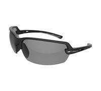 JSP Arvel KN UV400 - Marco negro con lente ahumada (revestimiento AS/AF, 10 unidades) (1ARVB23S)