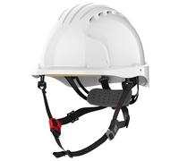 JSP Casco EVO 5 Dualswitch ventilado con rueda de ajuste y barbuquejo de 4 puntos y doble certificacion (AKS270-000-100)