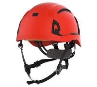 JSP EVO Alta Baseworker Casco Premium ABS, Ventilado, Rueda, Rojo