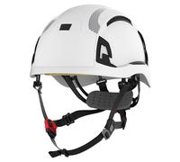 JSP EVO Alta DualSwitch Casco Premium ABS Obra y Altura, Blanco