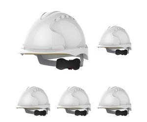 JSP EVO3 revolución Rueda trinquete Casco, Color Blanco (AJE170-000-100) (Paquete de 5)
