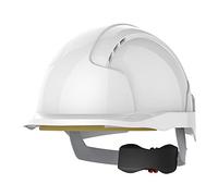 JSP Evolite casco de trinquete de la rueda Micro Peak, con ventilación, color blanco (AJD170-000-100)