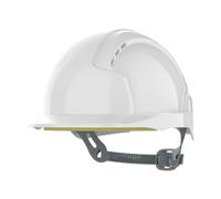 JSP EVOlite Casco Ultraligero, Ventilado, Trinquete Deslizante, Blanco