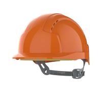 JSP EVOlite Casco Ultraligero, Ventilado, Trinquete Deslizante, Naranja