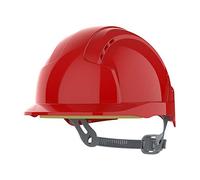 JSP EVOlite Casco Ultraligero, Ventilado, Trinquete Deslizante, Rojo