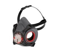 JSP Mascarilla pequeña Force 8 gris/rojo F8-810 sin filtros