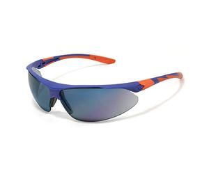 JSP Stealth 9000 Gafas de Seguridad K&N, Espejo Azul, UV